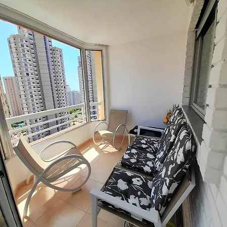 Apartment Alhambra Rincon De Loix Benidorm-Sea View-Free Parking, Wi-Fi, Pool, New Air Conditioning Exterior photo