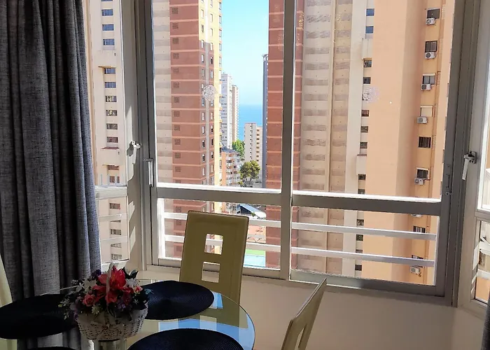 Apartment Alhambra Rincon De Loix Benidorm-Sea View-Free Parking, Wi-Fi, Pool, New Air Conditioning
