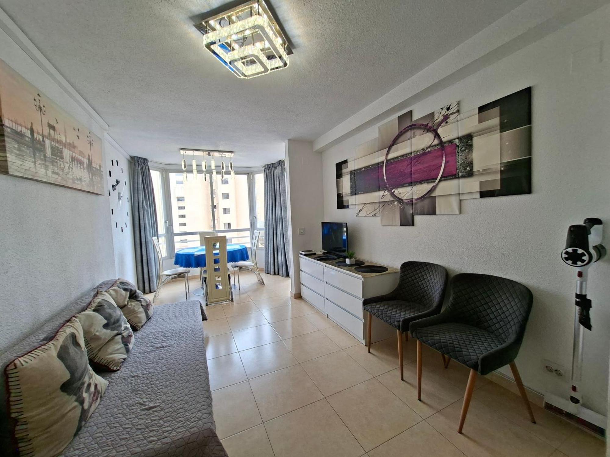 Apartamento Alhambra Rincon De Loix Benidorm-sea View-free Parking, Wi-fi, Pool, New Air Conditioning